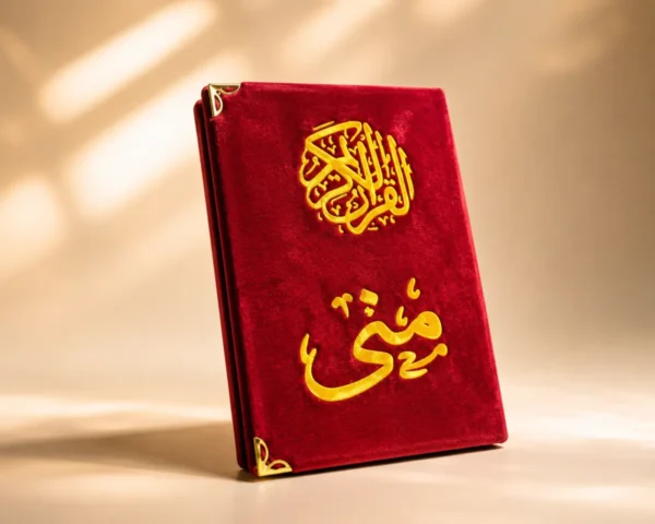 132841CF-6655-4E1C-8F60-C89304FB01E4 مصحف القرآن الكريم – غلاف قطيفة فاخر