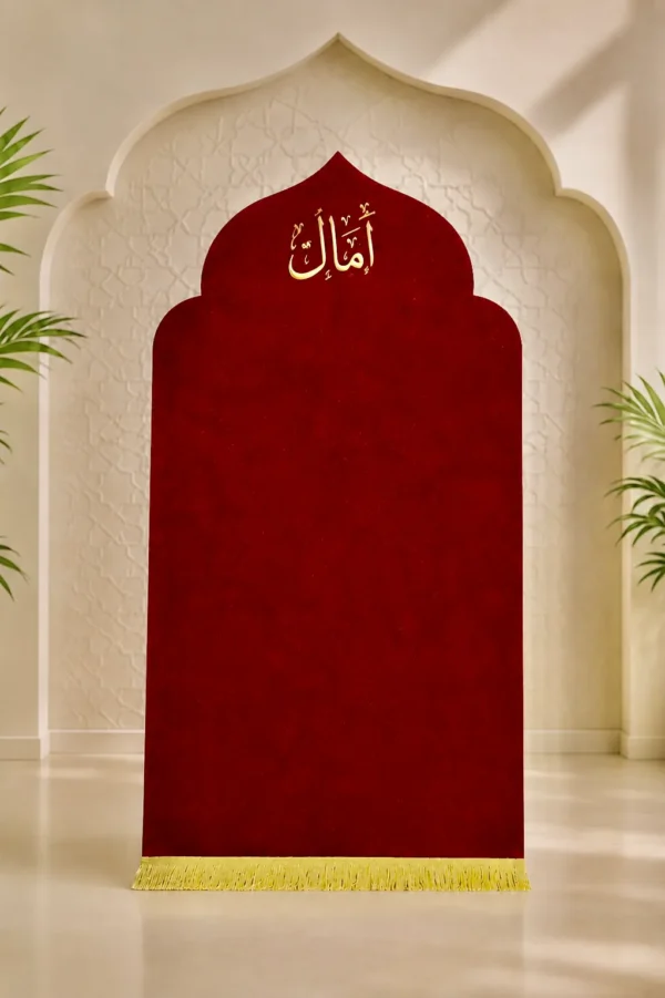 311E487D-5397-45DD-9722-B24602866817 سجادة صلاة قطيفة محراب