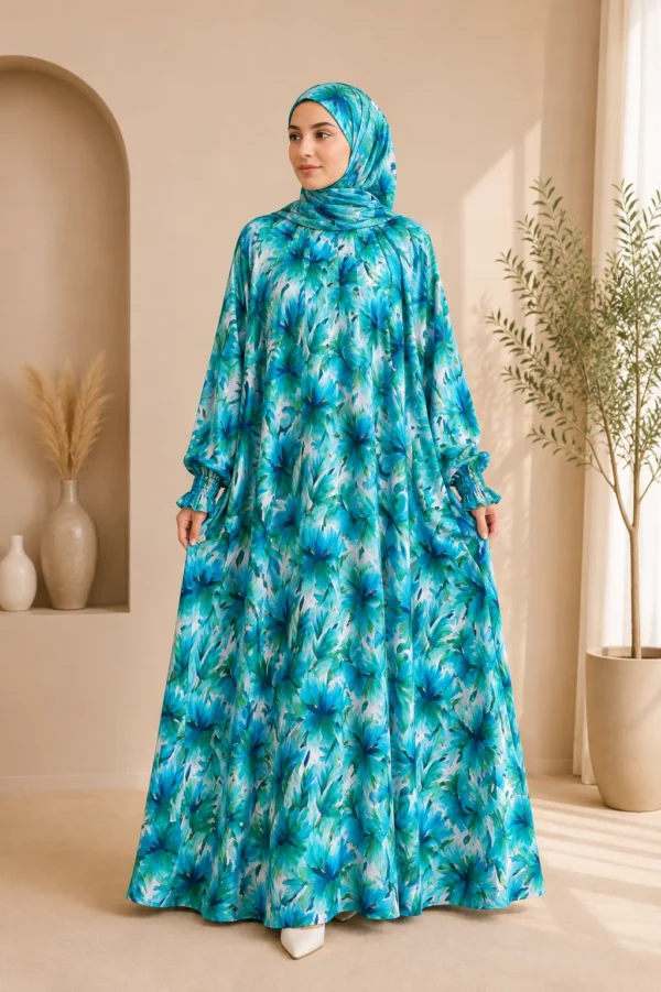 إسدال فسكوز مستورد منقوش