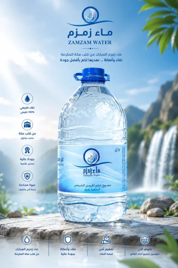 F3071130-46AD-4348-888D-1875E3450DF1 ماء زمزم – تغليف المطار